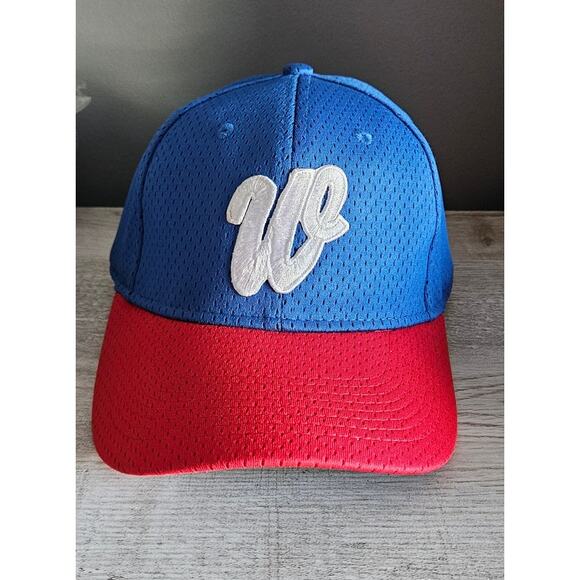 NWOT Washington Nationals MLB Baseball Cap Red White & Blue Adjustable - Picture 1 of 7